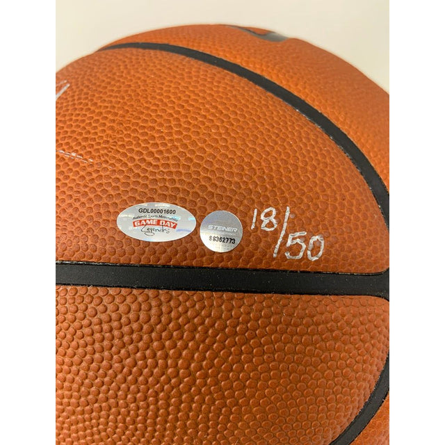 DEANDRE AYTON Autographed Phoenix Suns Logo Authentic Basketball GDL LE 18/50