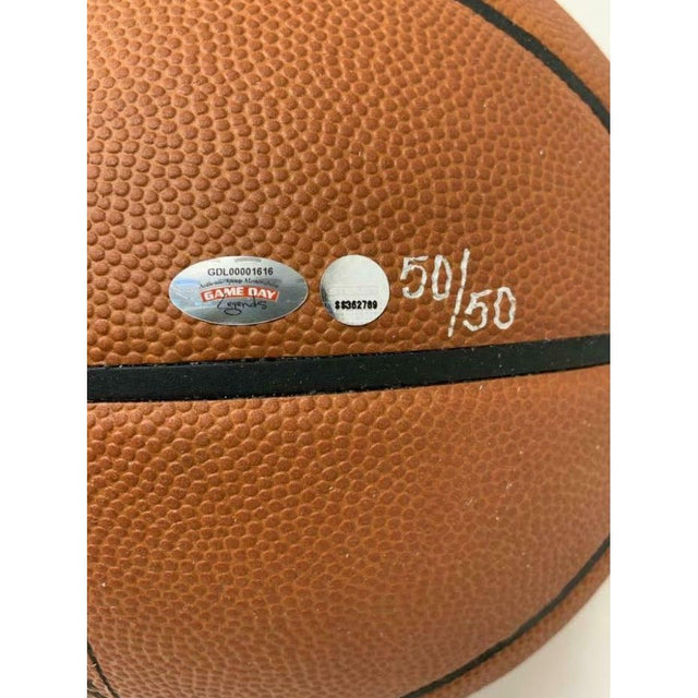 DEANDRE AYTON Autographed Phoenix Suns Logo Authentic Basketball GDL LE 50/50