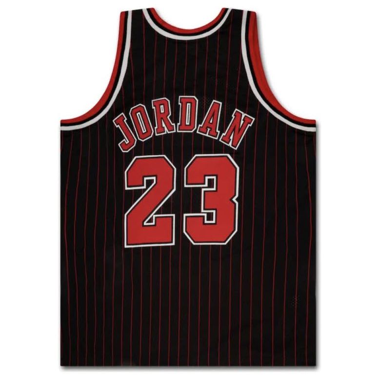 Michael Jordan Autographed Chicago Bulls 1996-97 Pinstripe M&N Authentic Jersey UDA