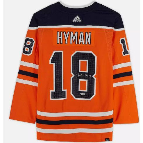 Zach Hyman Autographed Edmonton Oilers Authentic Jersey Fanatics