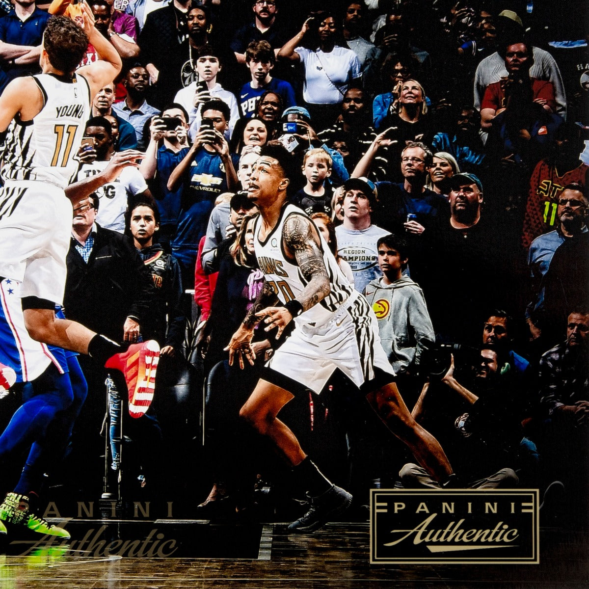 TRAE YOUNG Autographed Atlanta Hawks "Game Winner" 16" x 20" Photo PANINI LE 111