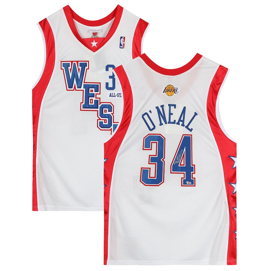 SHAQUILLE O'NEAL Autographed Los Angeles Lakers 2004 All Star Jersey FANATICS