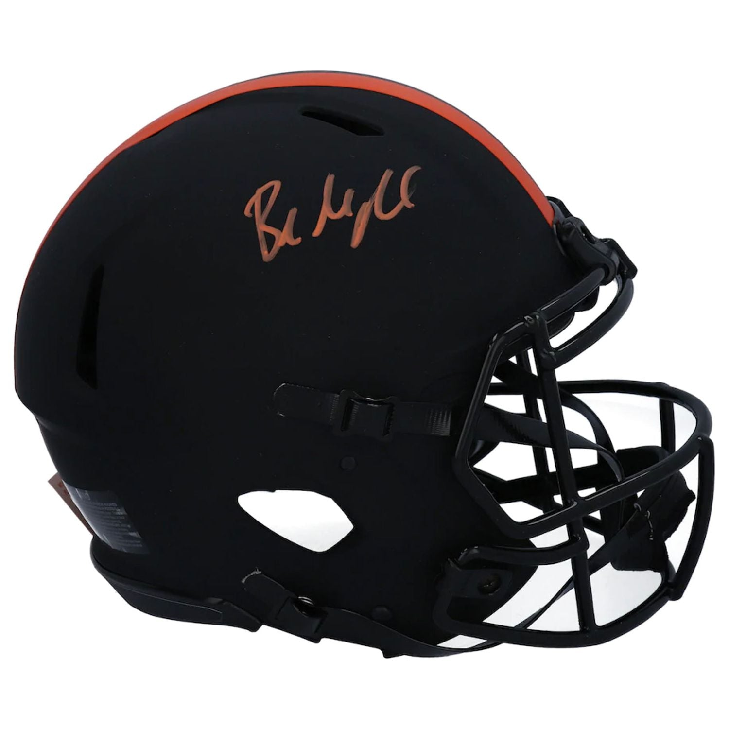 BAKER MAYFIELD Autographed Cleveland Browns Eclipse Speed Authentic Helmet FANATICS