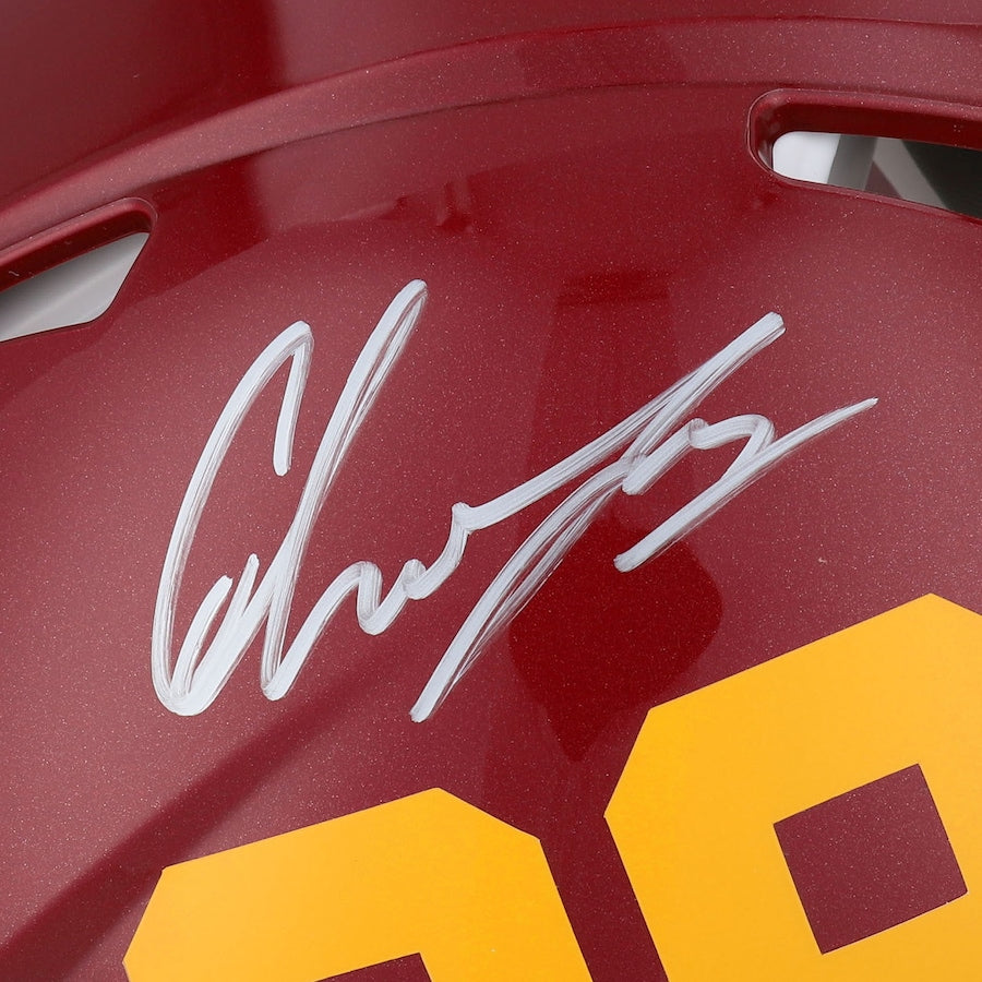 CHASE YOUNG Autographed "Predator" Washington Team Speed Authentic Helmet FANATICS