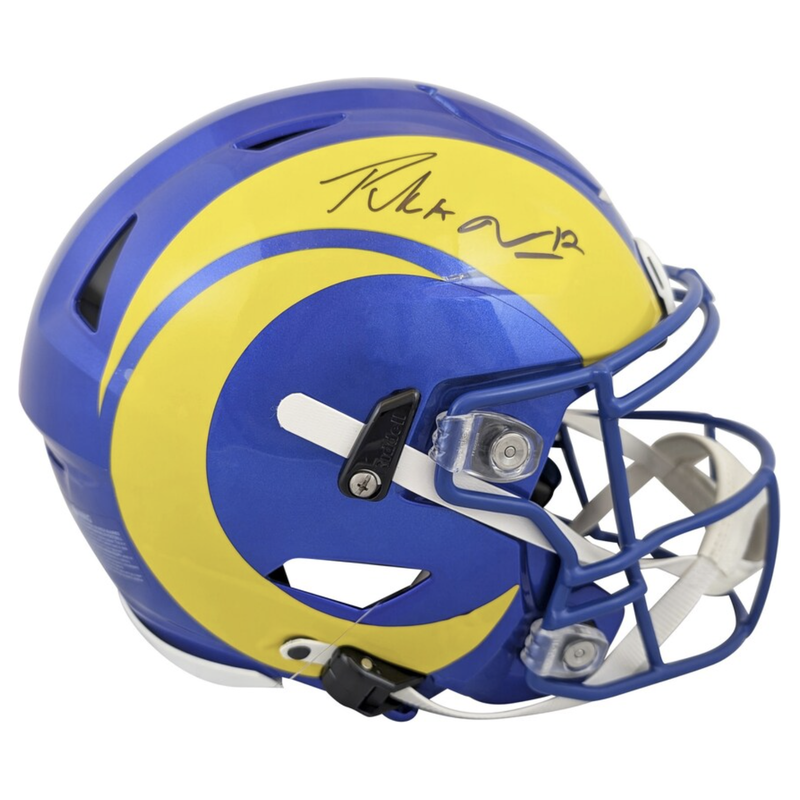 Puka Nacua Autographed Los Angeles Rams Authentic Speedflex Helmet Fanatics