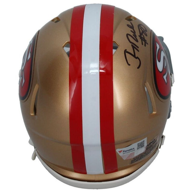 Jerry Rice Autographed San Francisco 49ers Mini Speed Helmet Fanatics