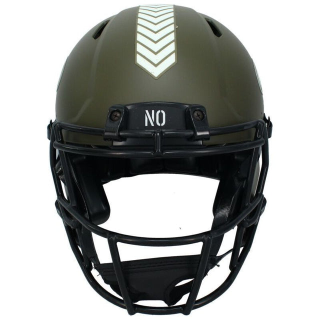 Rashid Shaheed Autographed New Orleans Saints 2022 STS Authentic Speed Helmet Beckett