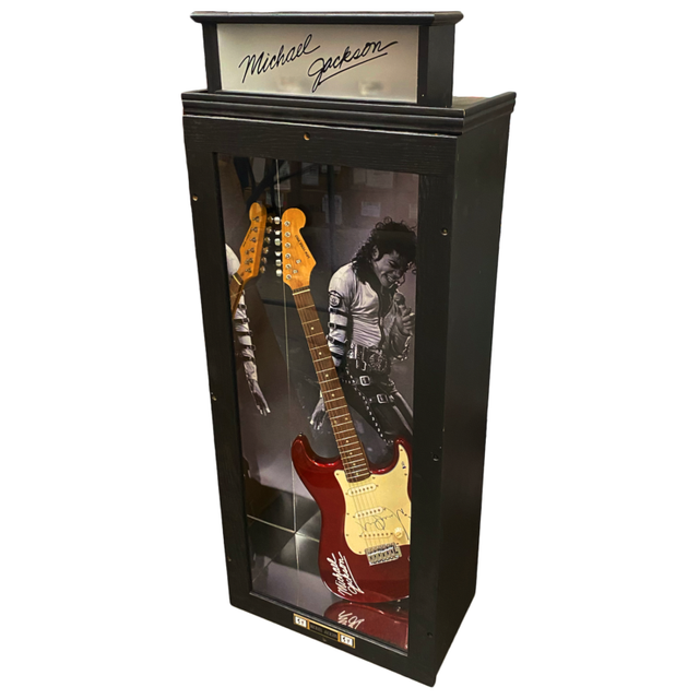 Michael Jackson Autographed New York Pro Official Guitar w/ Case Beckett