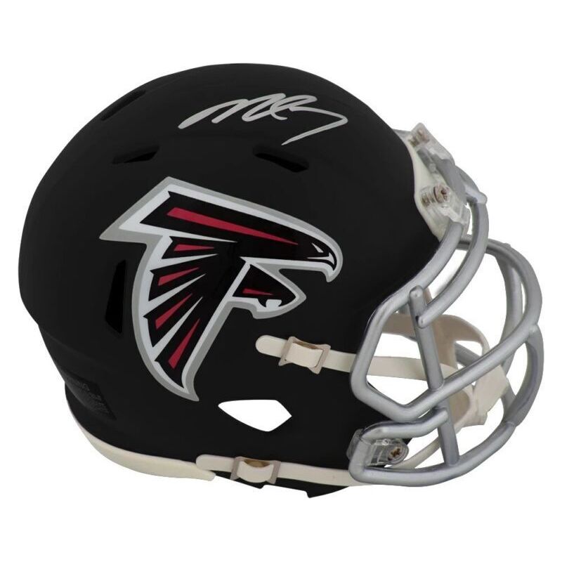 Michael Vick Autographed Atlanta Falcons Mini Speed Helmet Schwartz