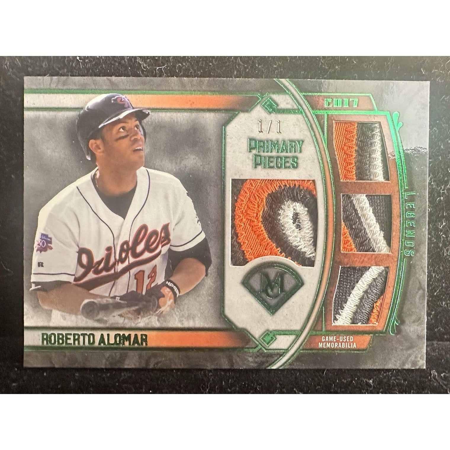 2017 Topps Museum Collection Roberto Alomar #SPQ-RA Orioles Quad Patch 1 Of 1