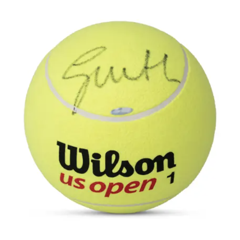 Iga Swiatek Autographed Wilson U.S. Open Jumbo 9" Tennis Ball UDA