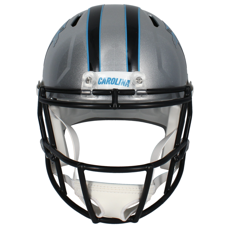 Tetairoa McMillan Autographed Carolina Panthers Speed Full Size Helmet Fanatics