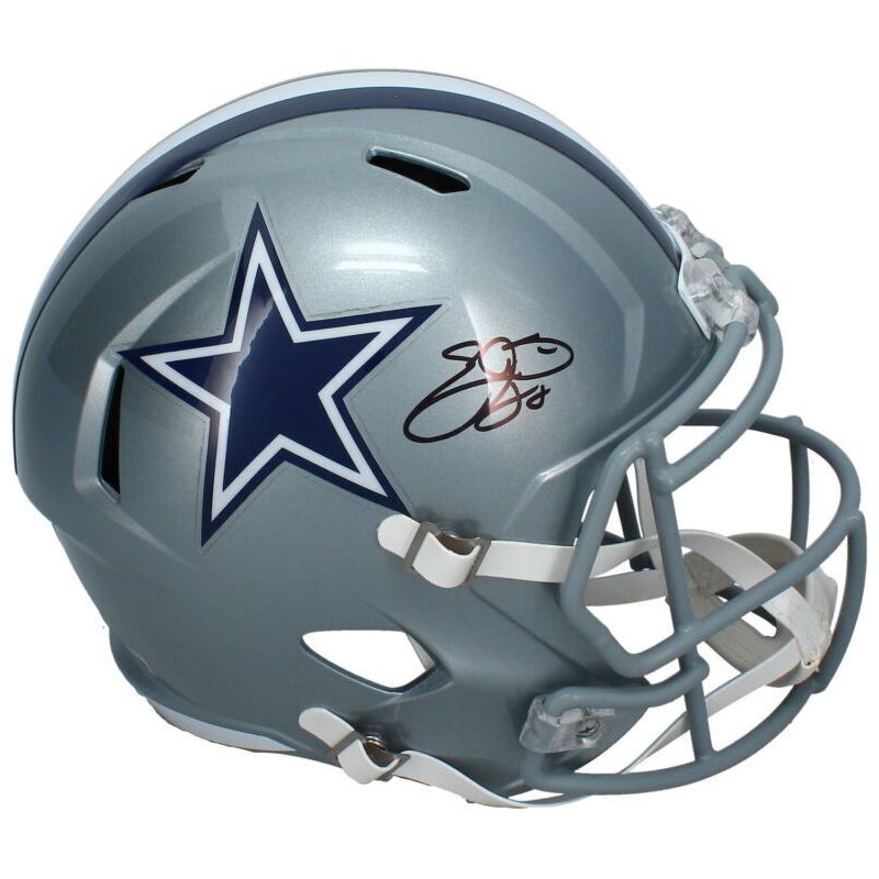 Emmitt Smith Autographed Dallas Cowboys Full Size Speed Helmet Beckett