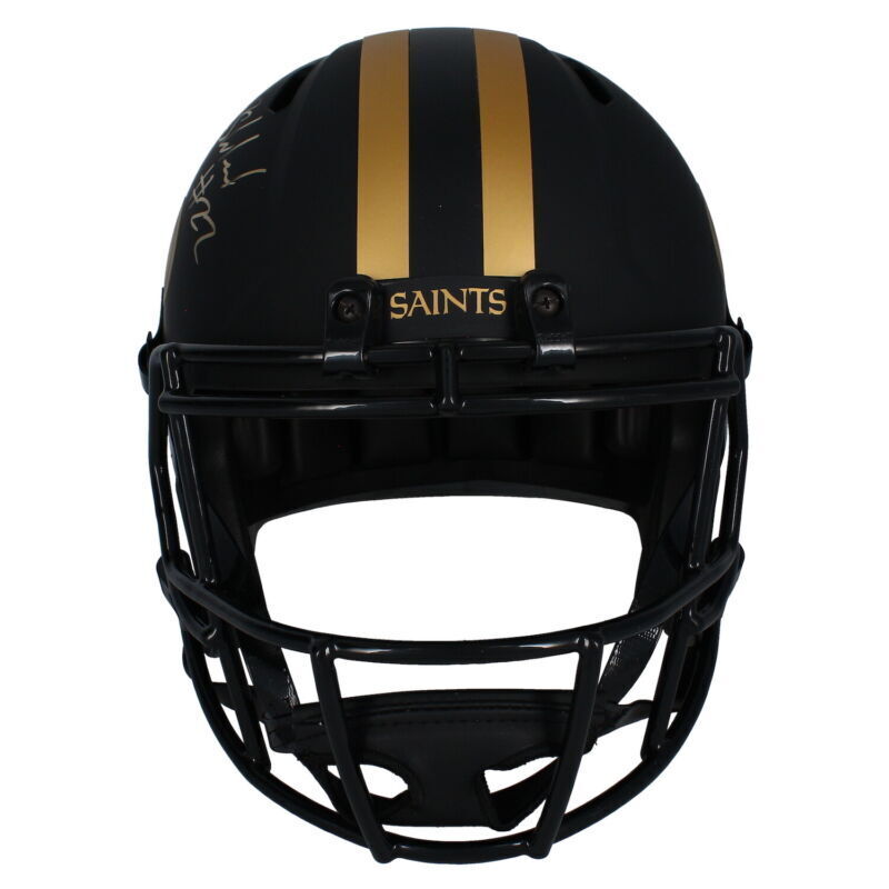 Rashid Shaheed Autographed New Orleans Saints Eclipse Full Size Speed Helmet Beckett