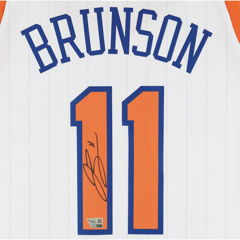 Jalen Brunson Autographed New York Knicks Nike City Edition Jersey Fanatics