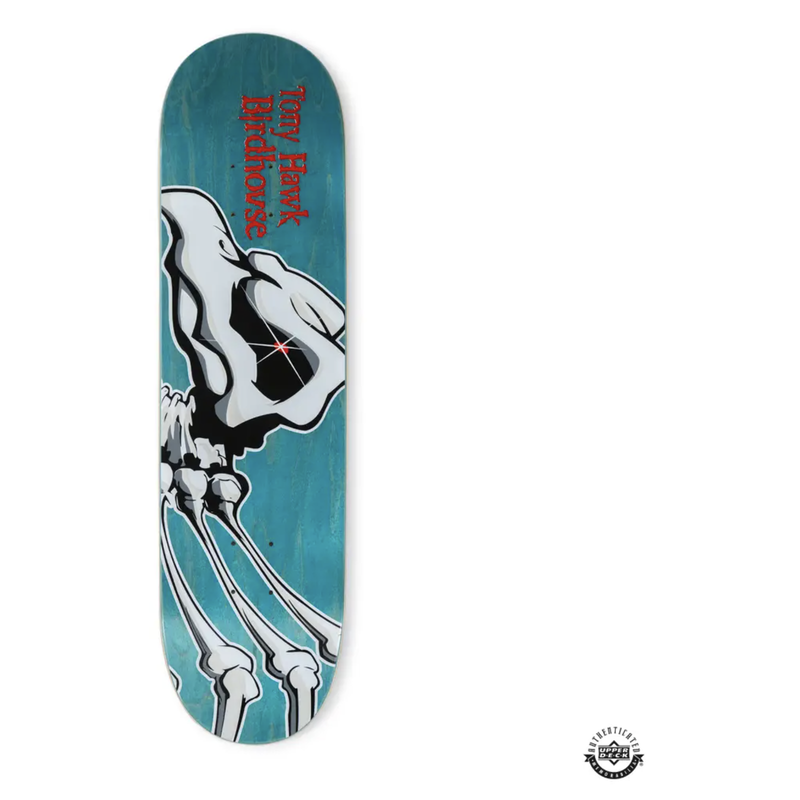 Tony Hawk Autographed/Insc Birdhouse Falcon 1 Green Skateboard Deck UDA LE 10