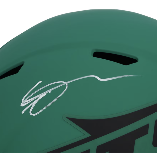 Ahmad Sauce Gardner Autographed New York Jets 'RAVE' Full Size Speed Helmet Fanatics