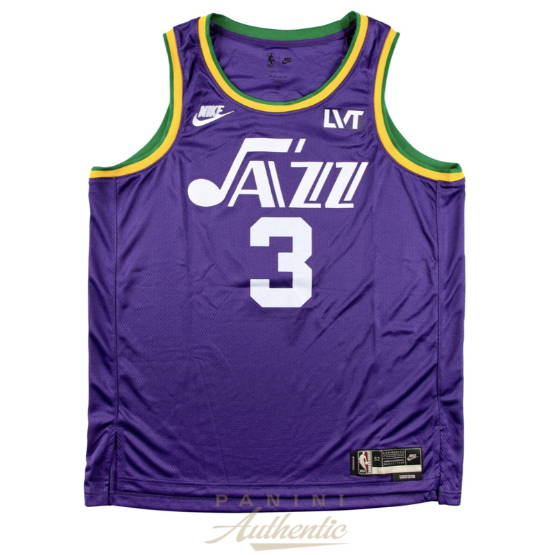 Keyonte George Autographed Utah Jazz Purple Nike Swingman Jersey Panini