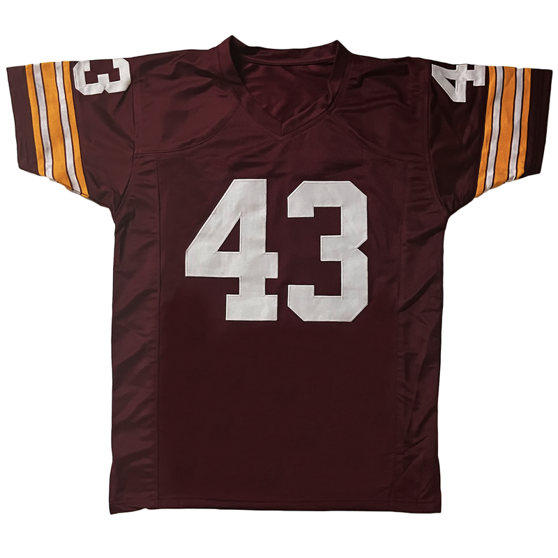 Larry Brown of the Redskins Autographed "72 MVP" Custom #43 Jersey Beckett