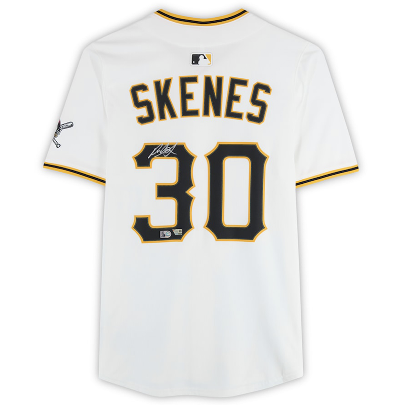 Paul Skenes Autographed Pittsburgh Pirates White Nike Limited Jersey Fanatics