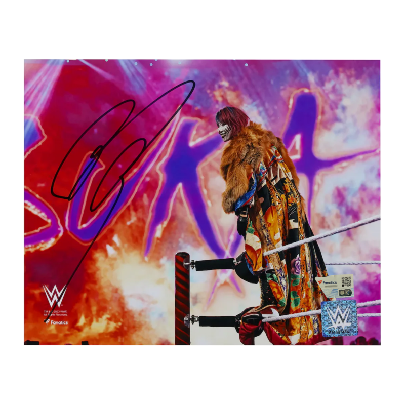 Asuka Autographed WWE In Ring Standing on Ropes 8" x 10" Photograph Fanatics