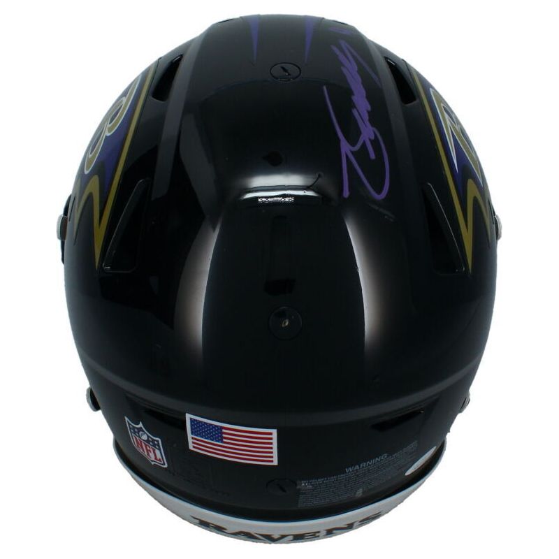 Zay Flowers Autographed Baltimore Ravens Authentic Speed Flex Helmet JSA
