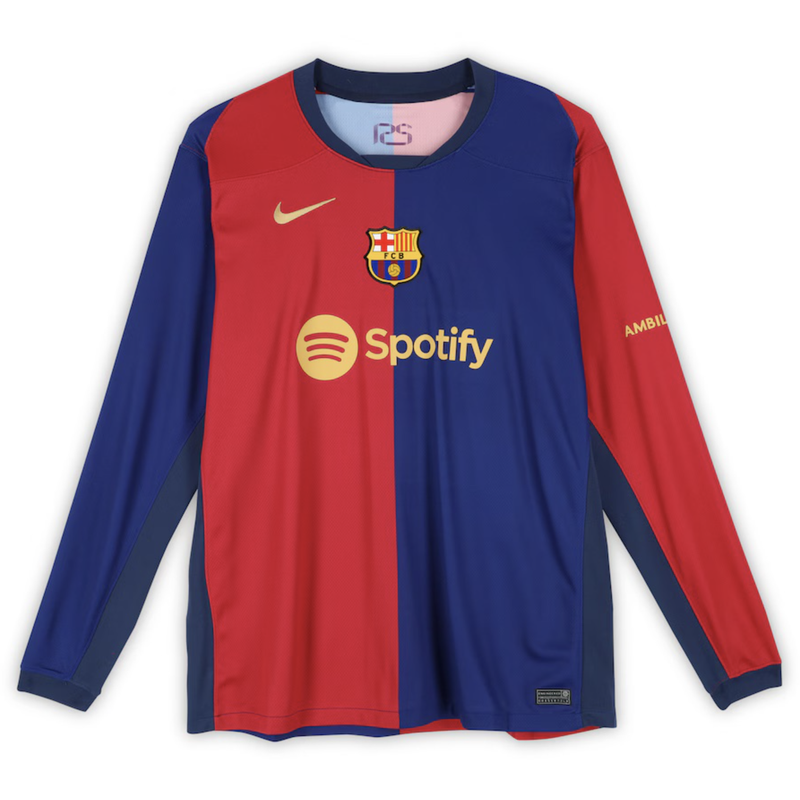 Lamine Yamal Autographed FC Barcelona 2024-25 Nike Long Sleeve Jersey Fanatics