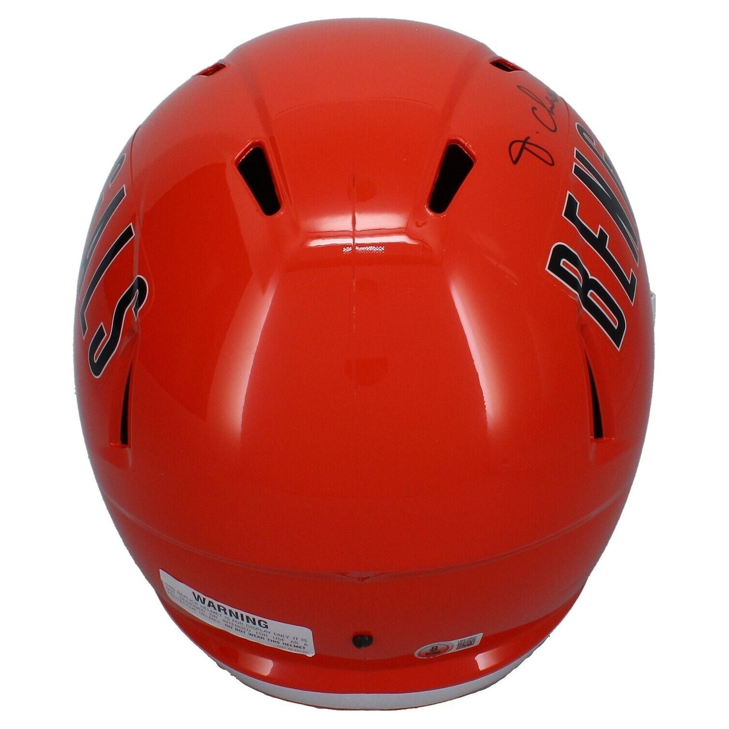 Ja'Marr Chase Autographed Bengals Throwback Full Size Speed Helmet Beckett