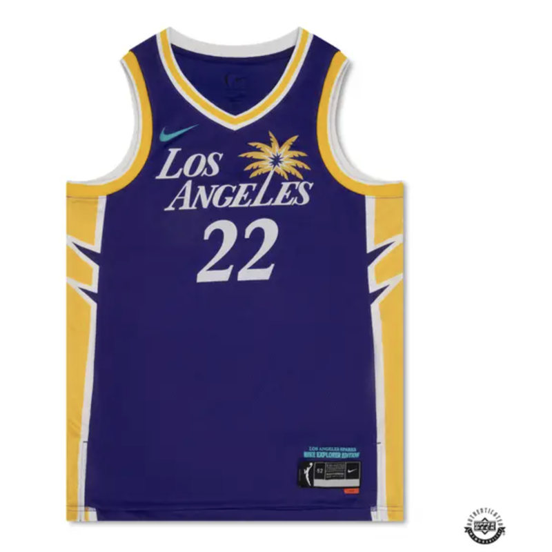 Cameron Brink Autographed 2024 LA Sparks Purple Explorer Nike Jersey UDA