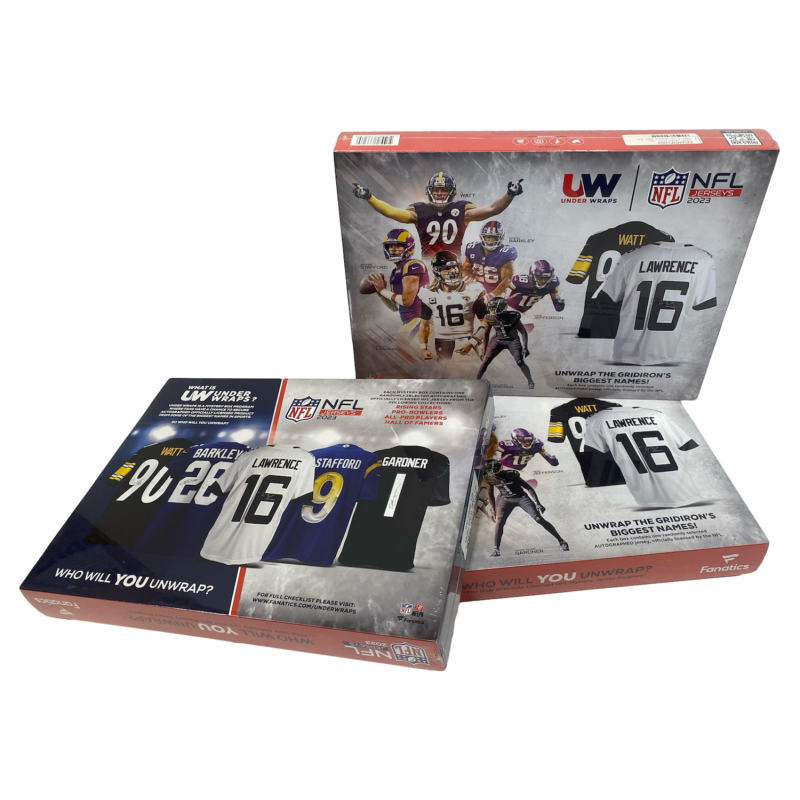 2023 Under Wraps NFL Mystery Jersey Series Factory Sealed Box Fanatics