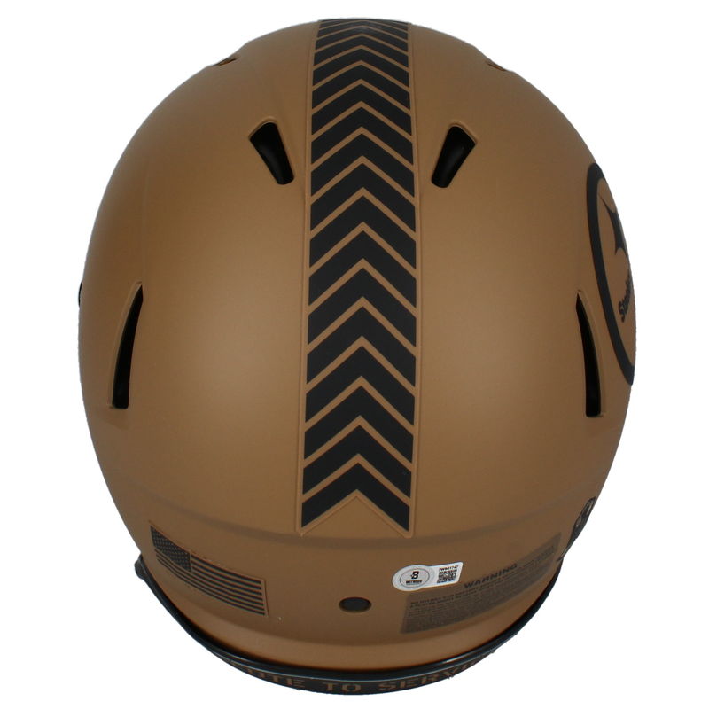 Troy Polamalu Autographed Steelers 2023 STS Speed Authentic Helmet Beckett