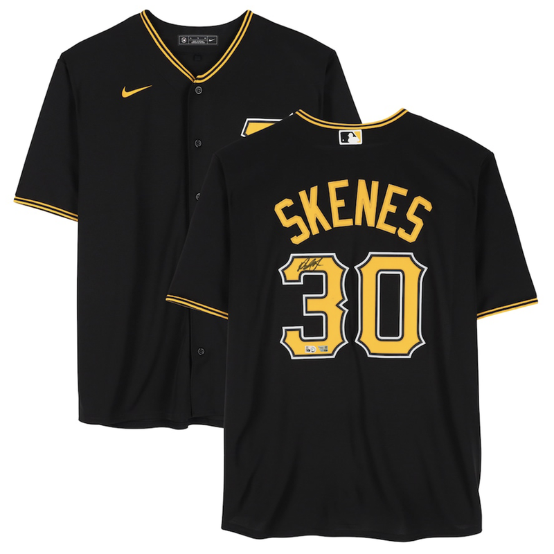 Paul Skenes Autographed Pittsburgh Pirates Black Nike Jersey Fanatics