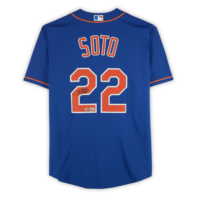 Juan Soto Autographed New York Mets Blue Nike Jersey Fanatics