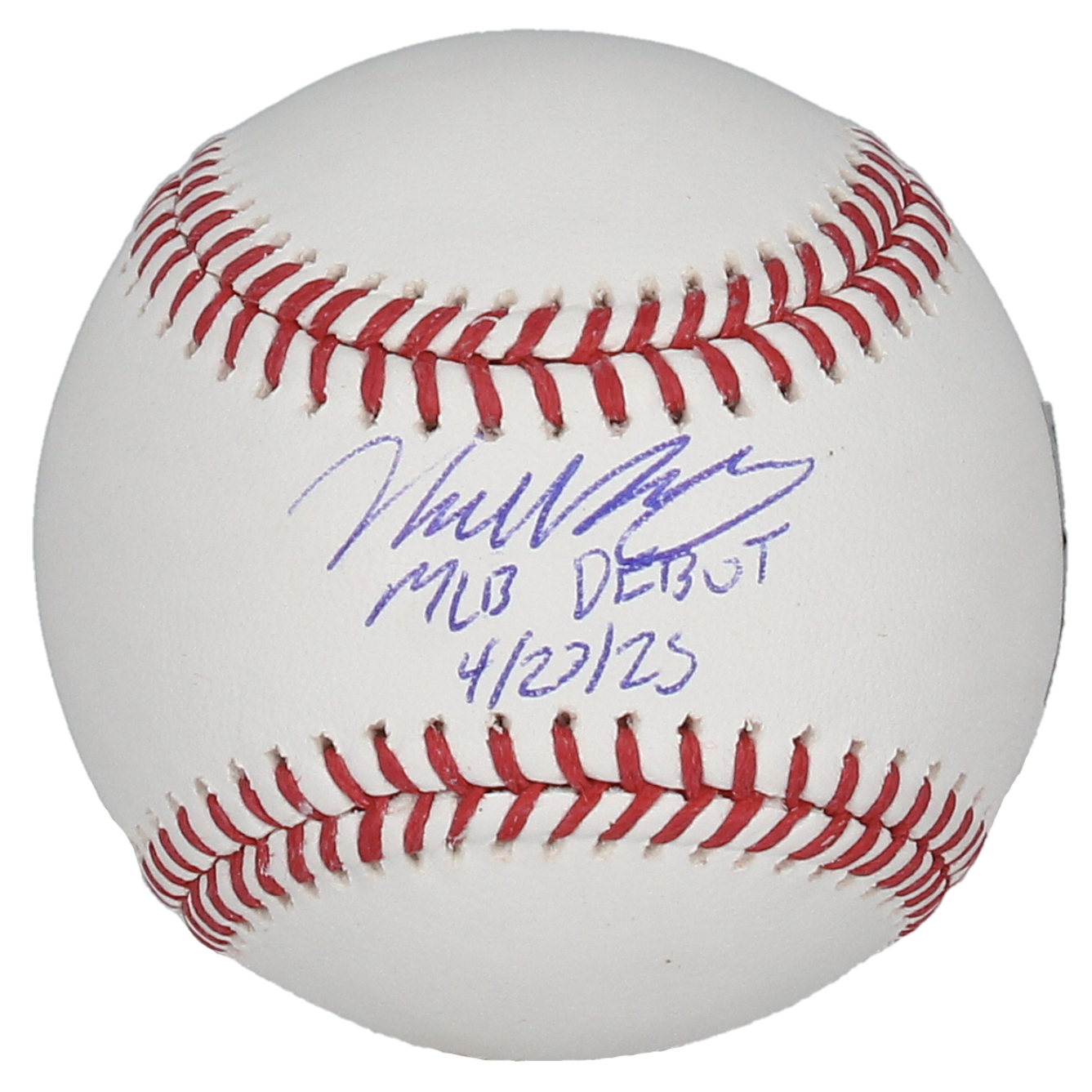 Nick Kurtz Autographed "MLB Debut 4.3.25" Official MLB Baseball Fanatics