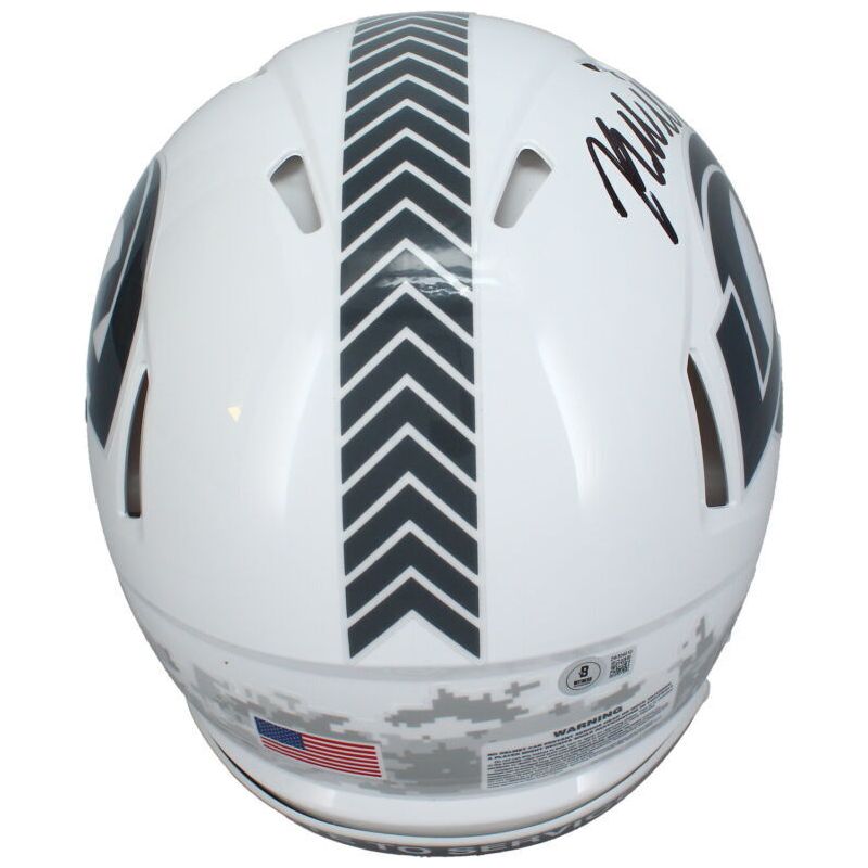 Kyren Williams Autographed Los Angeles Rams 2024 STS Authentic Helmet Beckett