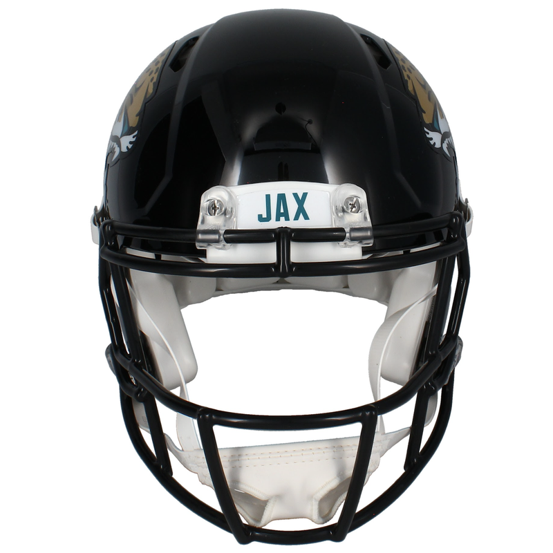 Travis Hunter Autographed Jacksonville Jaguars Authentic Speed Helmet Fanatics