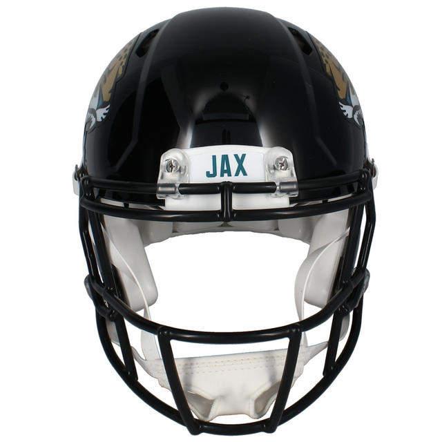 Travis Hunter Autographed Jacksonville Jaguars Authentic Speed Helmet Fanatics