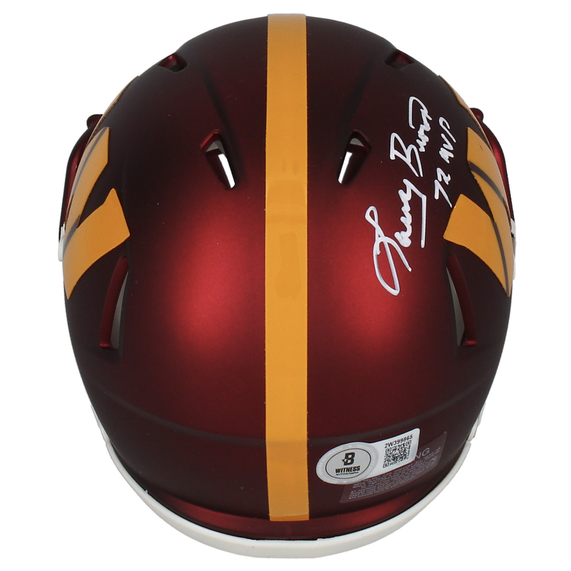 Larry Brown Autographed "72 MVP" Washington Commanders Mini Helmet Beckett