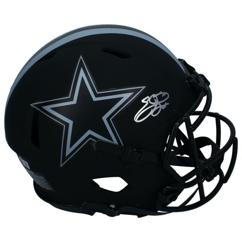 Emmitt Smith Autographed Dallas Cowboys Speed Eclipse Authentic Helmet Beckett