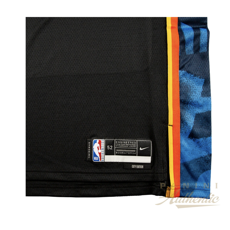 Shai Gilgeous-Alexander Autographed Oklahoma City Thunder Black City Ed Panini