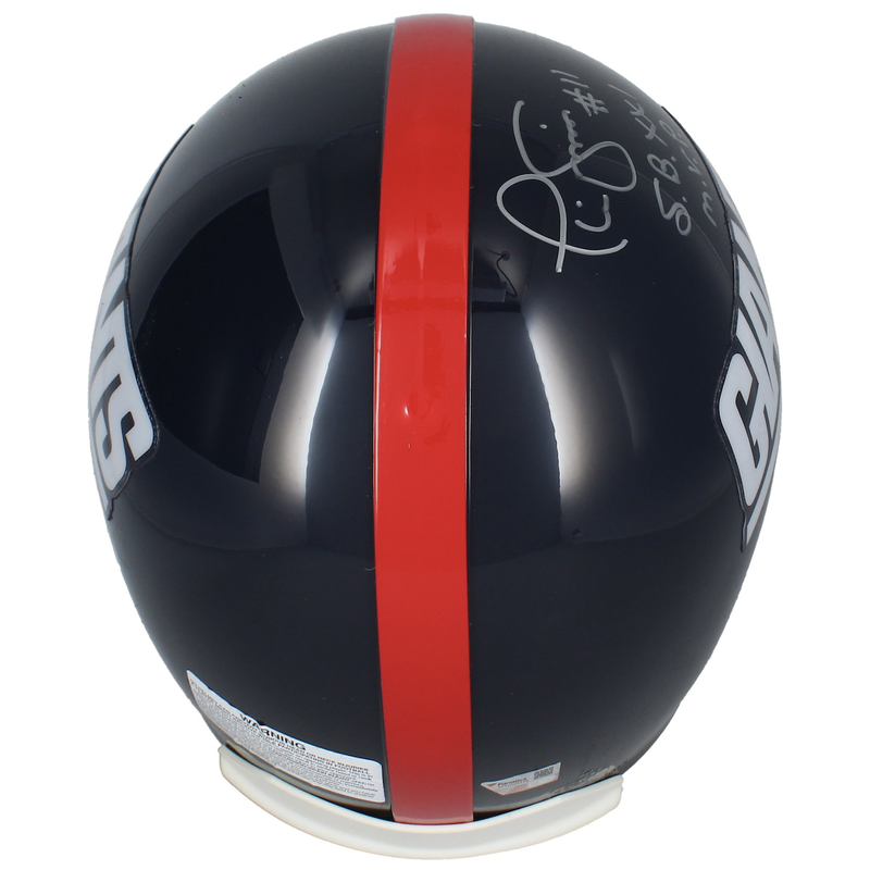 Phil Simms Autographed "SB XXL MVP" New York Giants Authentic Proline Helmet Fanatics