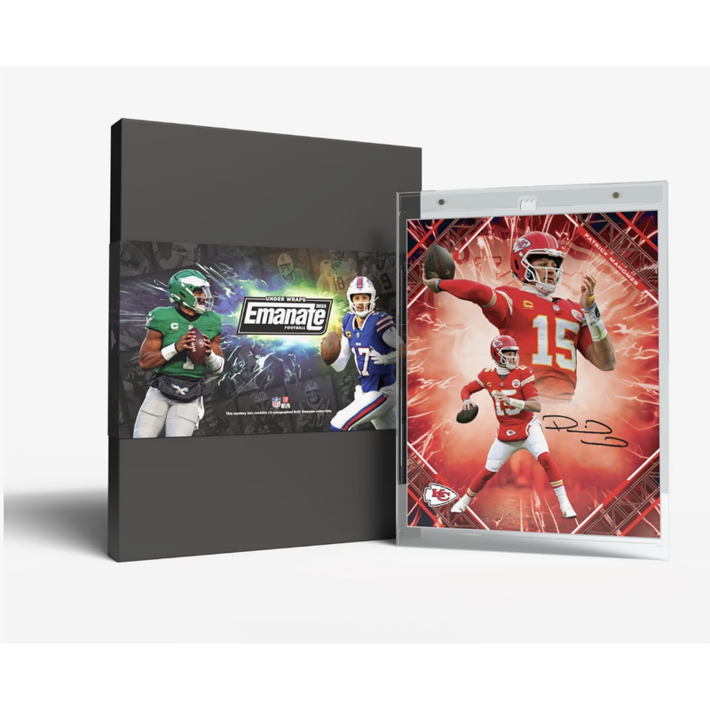 2025 Under Wraps NFL Emanate 8" x 10" Factory Sealed Mystery Box Fanatics