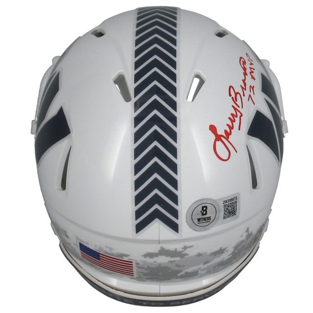 Larry Brown Autographed "72 MVP" Washington Commanders 2024 STS Mini Helmet Beckett