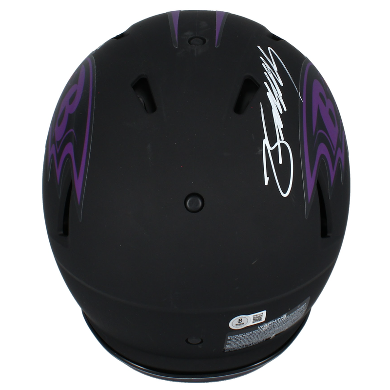 Zay Flowers Autographed Ravens Authentic 'Eclipse' Speed Helmet Beckett