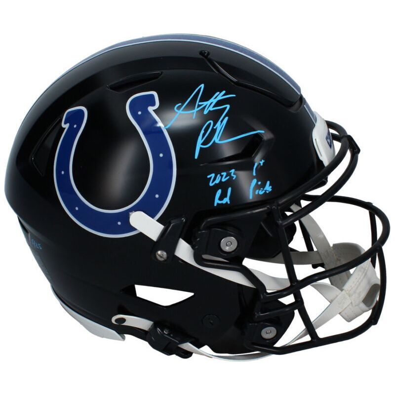 Anthony Richardson Autographed Colts Alt. Speed Flex Helmet Fanatics LE 5/25