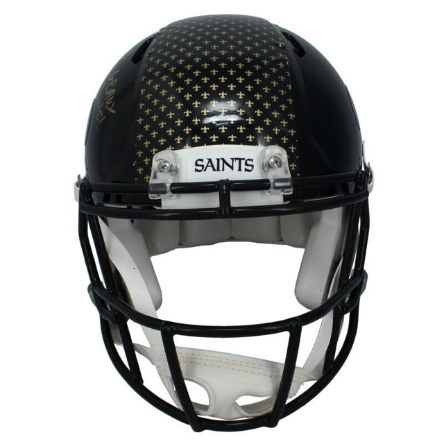 Rashid Shaheed Autographed New Orleans Saints "GEAUX SAINTS!" Saints Alt. Authentic Helmet Beckett