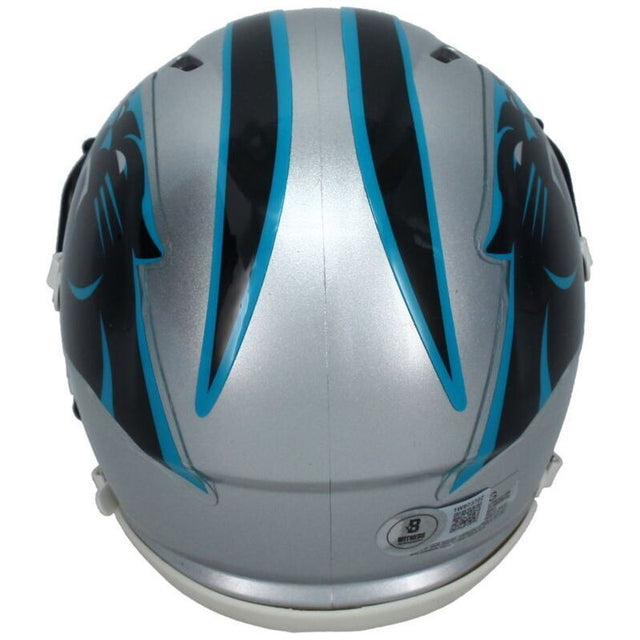 Julius Peppers Autographed Carolina Panthers Mini Speed Helmet Beckett