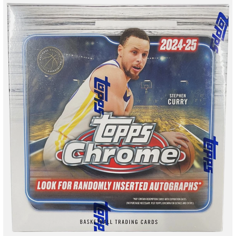 2024/25 Topps Chrome Mega NBA Basketball 8-Pack Monster Box Factory Sealed