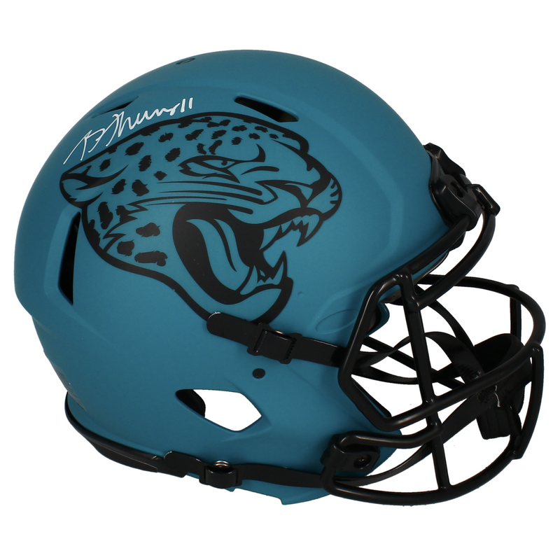 Brian Thomas Jr. Autographed Jaguars Authentic 'RAVE' Helmet Fanatics