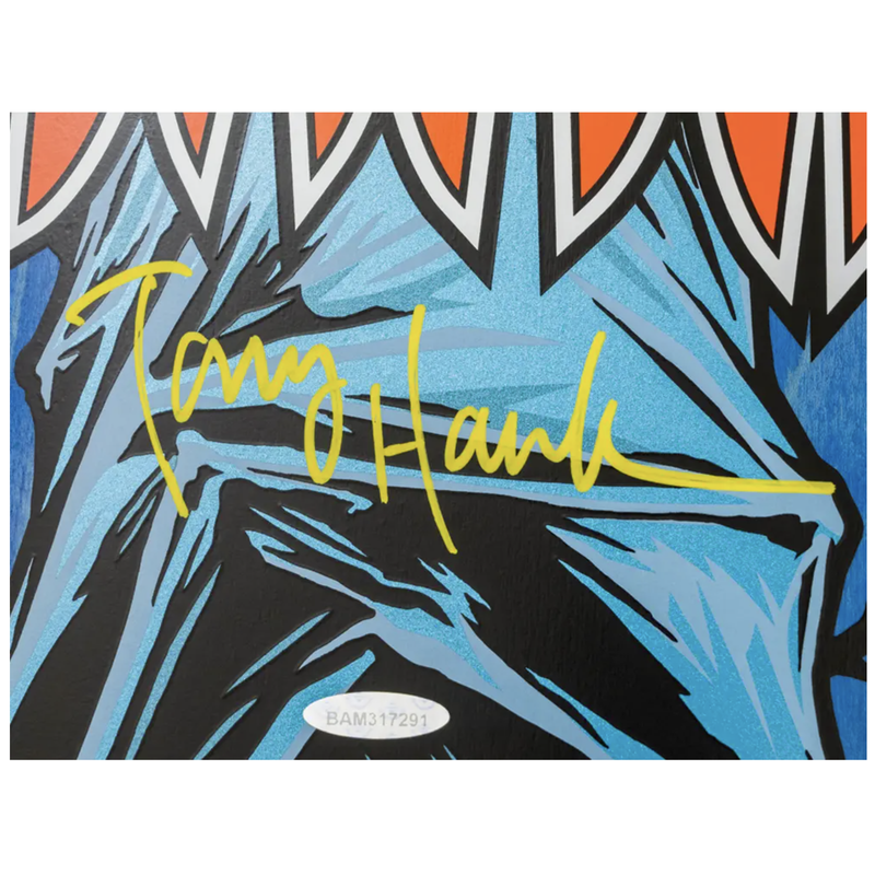 Tony Hawk Autographed Birdhouse Bat Deck 10.25 Skateboard Deck UDA